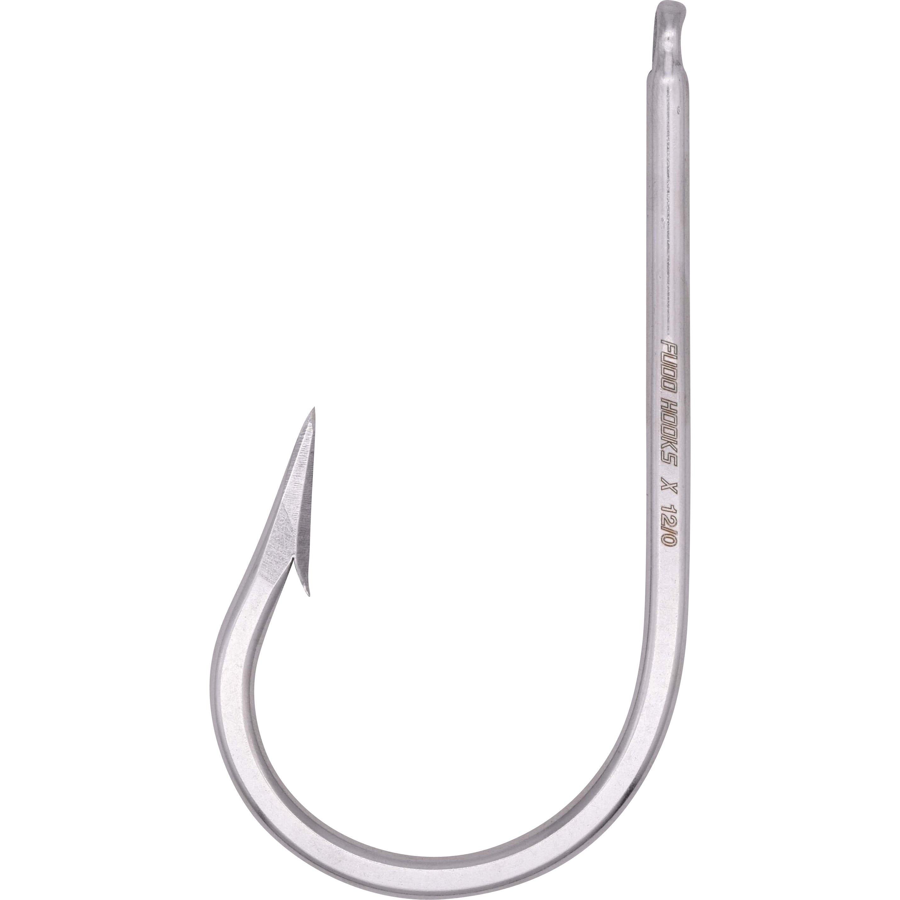 FUDO Southern Tuna Ringed Eye Hooks - 2 Pack - Size 7/0